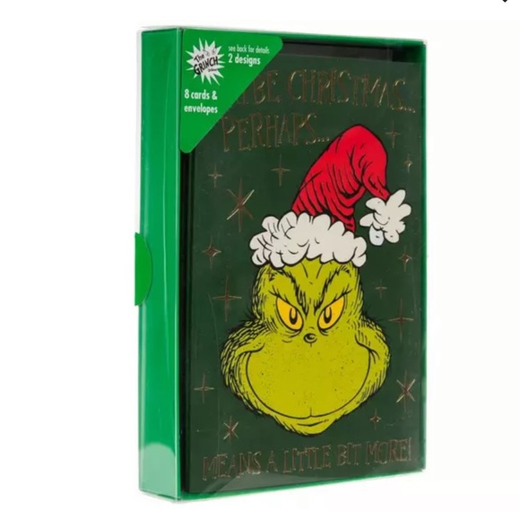 American Greetings Grinch Christmas Cards, Grinchy Greetings (18-Count
